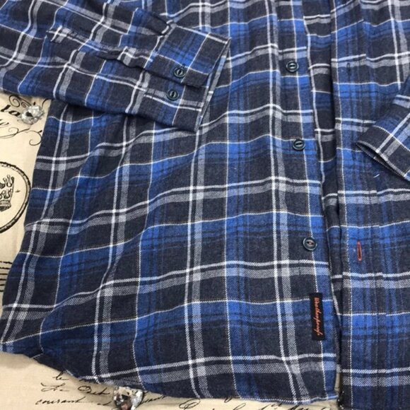 Weatherproof Plaid Print Regular Fit Flannel Shirt - Picture 4 of 5